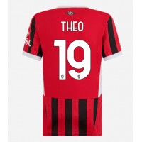 Maglie da calcio AC Milan Theo Hernandez #19 Prima Maglia Femminile 2024-25 Manica Corta